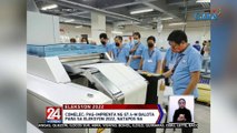 COMELEC: Pag-imprenta ng 67.4-M balota para sa Eleksyon 2022, natapos na | 24 Oras Weekend