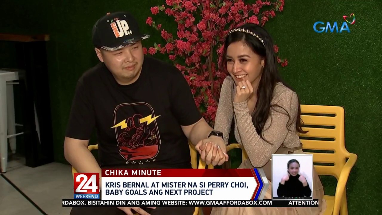 Kris Bernal at mister na si Perry Choi, baby goals ang next project | 24 Oras Weekend