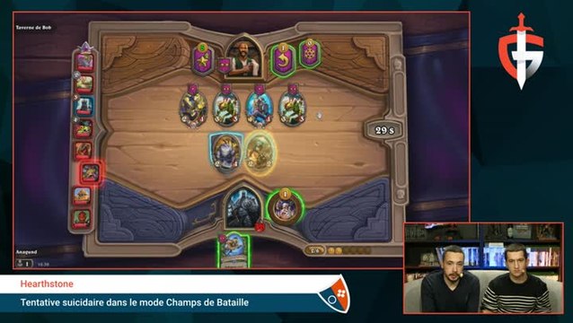Hearthstone : Le Roi Liche et des Mechs dans le mode Champs de Bataille