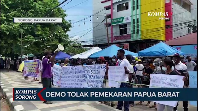 Demo Tolak Pembentukan DOB Di Papua Barat Berlangsung Aman