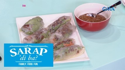Sarap, 'Di Ba?: Mavy and Carmina's Vegetable Style Adobo Spring Roll recipe