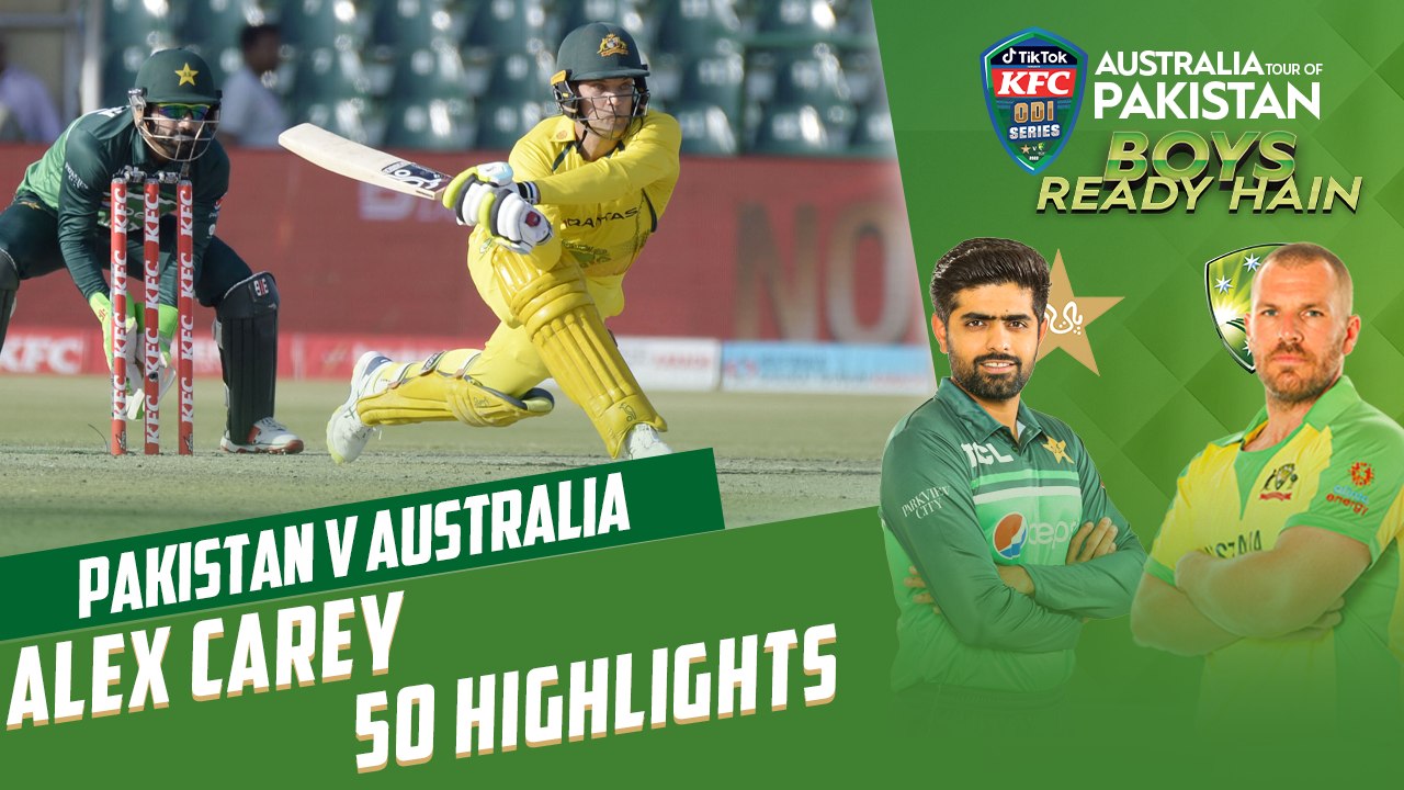 Alex Carey 50 Highlights | Pakistan vs Australia | 3rd ODI 2022 | PCB |  MM2T - video Dailymotion
