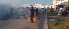 Voraz incendio en un mercado de Montero consumió más de medio centenar de puestos