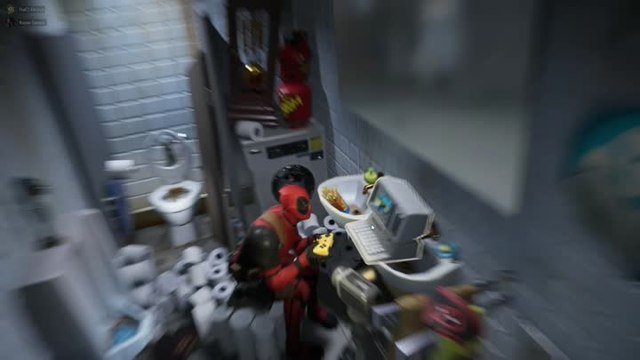 Trouver le déboucheur de toilettes de Deadpool (défis Deadpool)