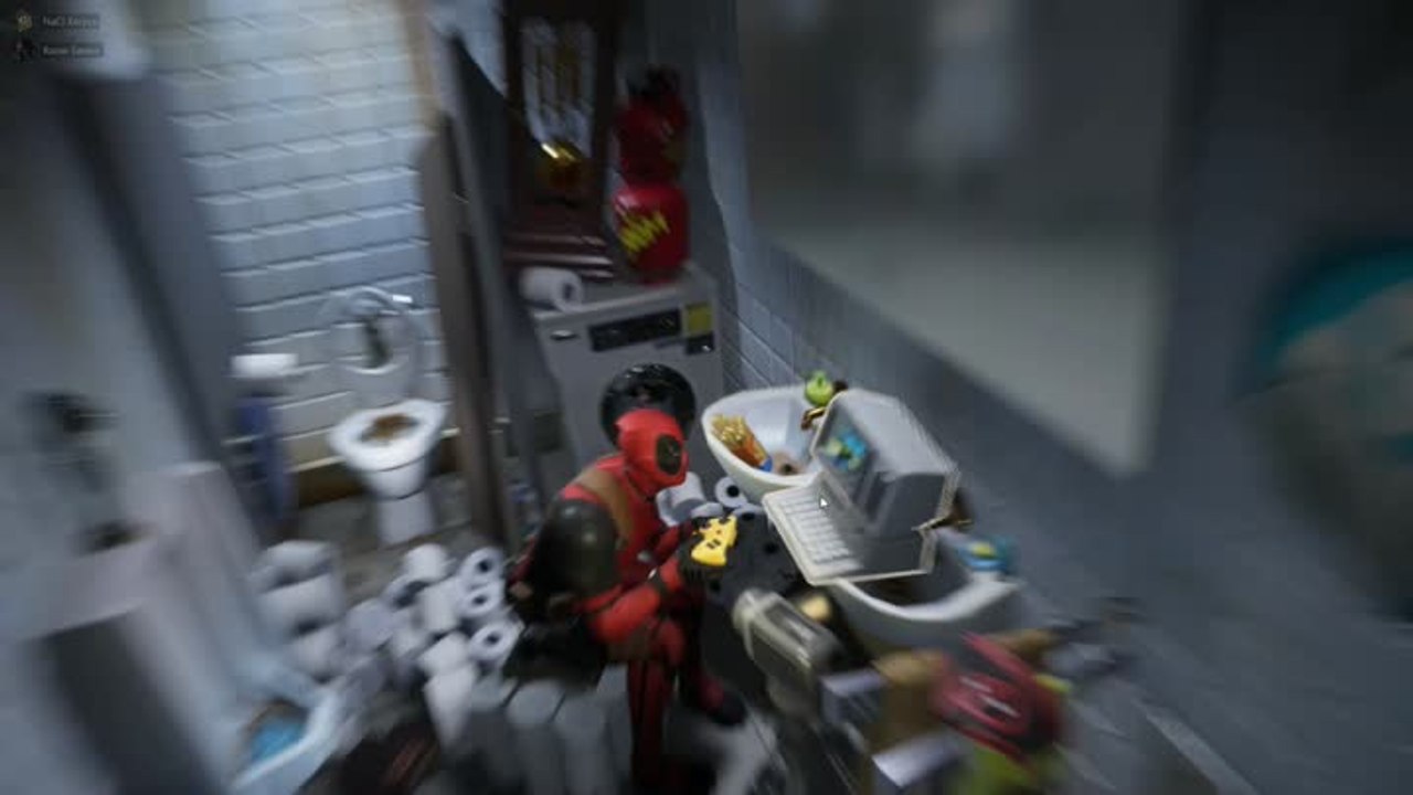 Trouver le déboucheur de toilettes de Deadpool (défis Deadpool)