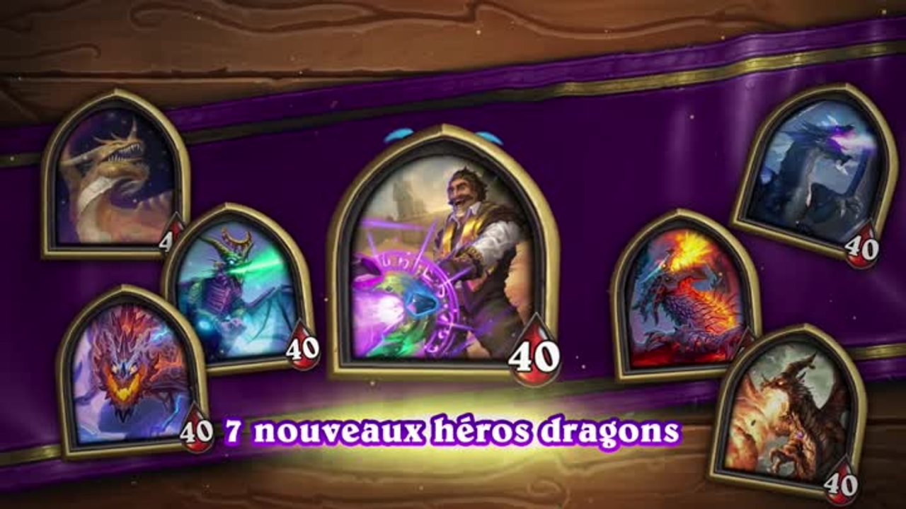 Hearthstone - Les dragons enflamment le champ de bataille
