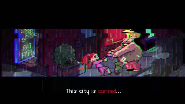 Neon City Riders montre son univers post-cyberpunk