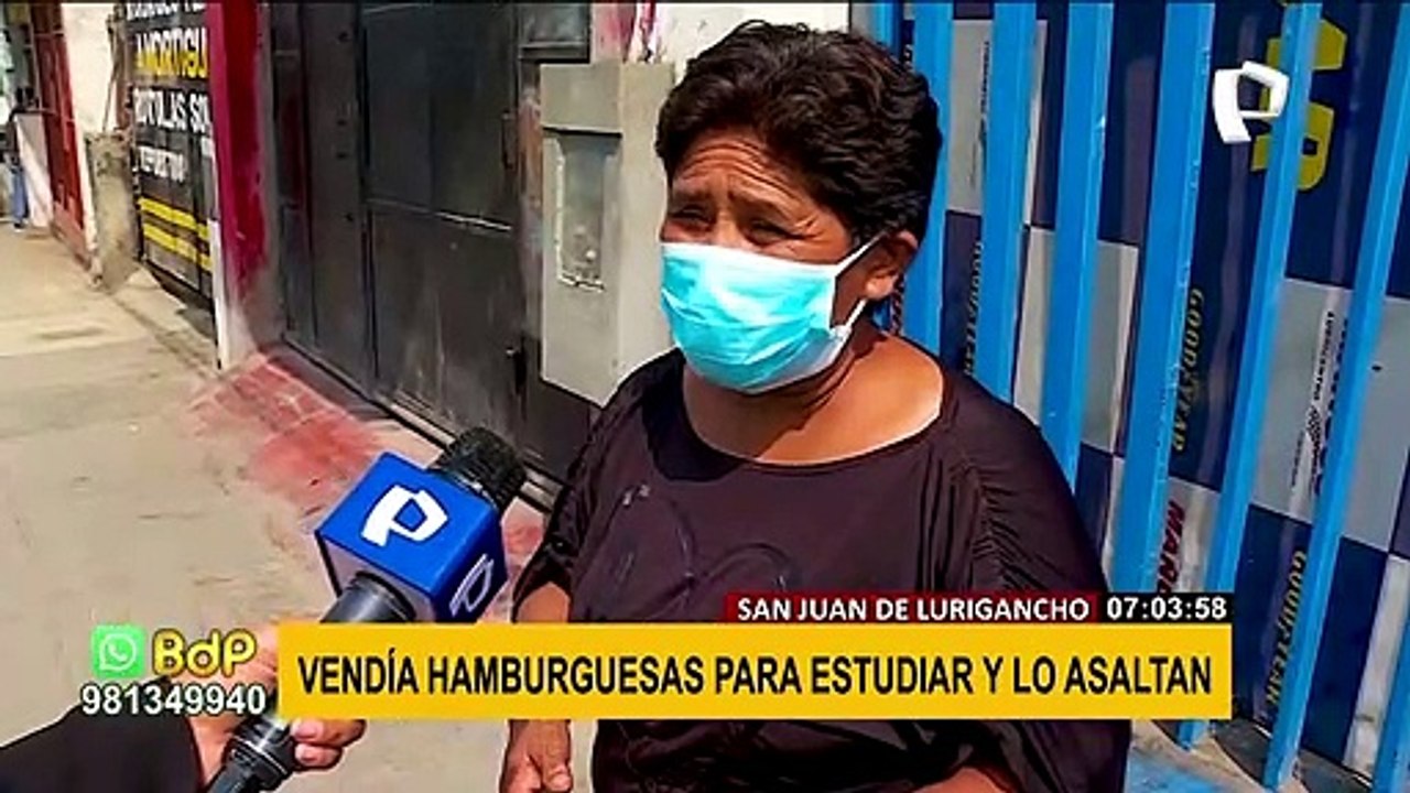 ¡Indignante! SJL: Le roban dinero a joven que ahorraba para sus estudios