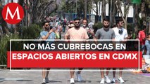 CdMx se suma a los estados que podrán dejar de usar cubrebocas en espacios abiertos