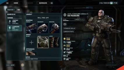 Gears Tactics : Un système complet de personnalisation (vidéo commentée)