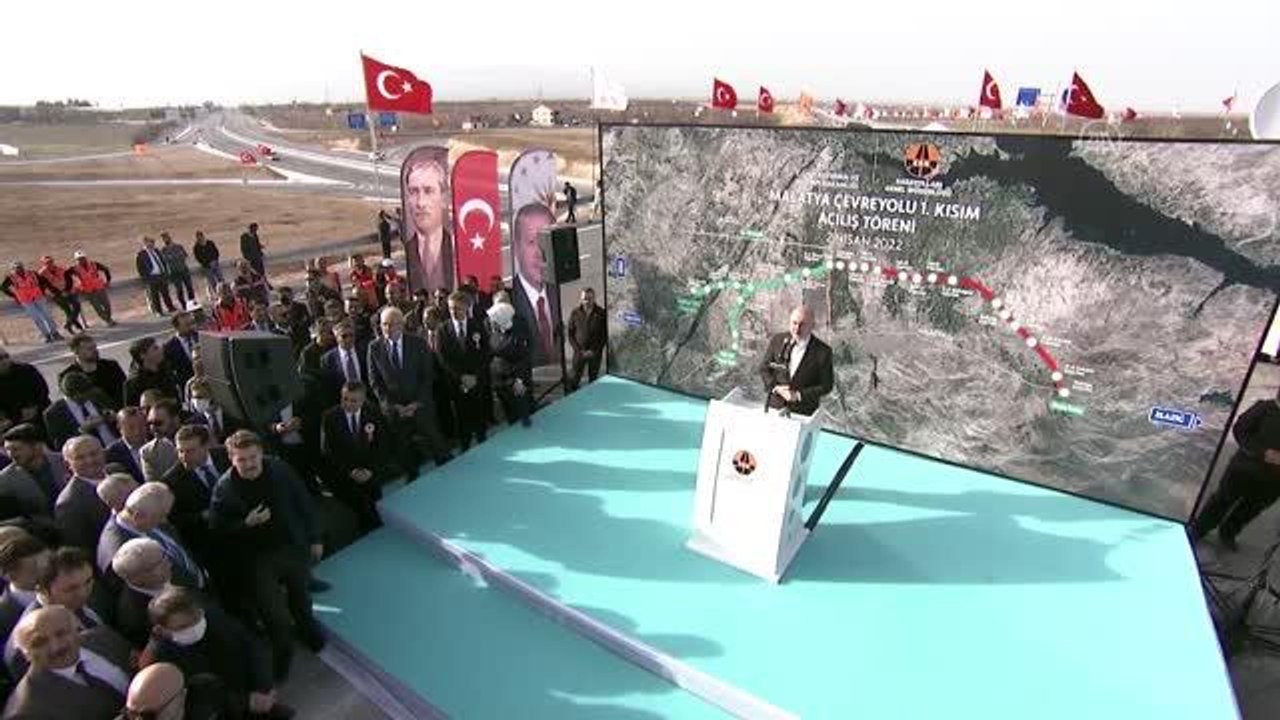 Son dakika haber! Cumhurbaşkanı Erdoğan, Malatya Çevre Yolu 1. Kısım Açılış Töreni'ne canlı bağlantıyla katıldı: (2)