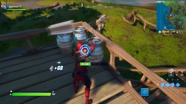 Regagner des PV ou appliquer du bouclier à Fangeville ou au verger (défis Domination locale, partie 2)