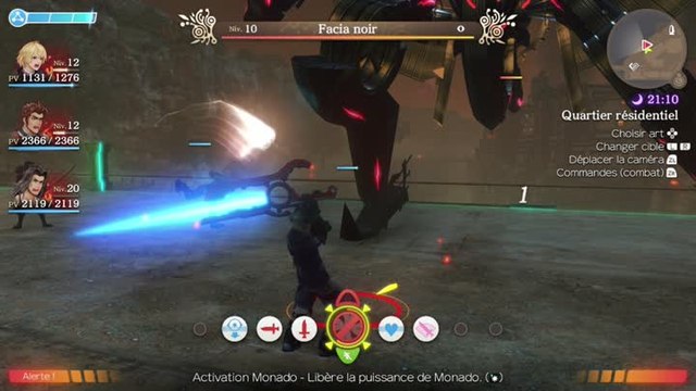 Xenoblade Chronicles DE - Combat Fin Chapitre 2