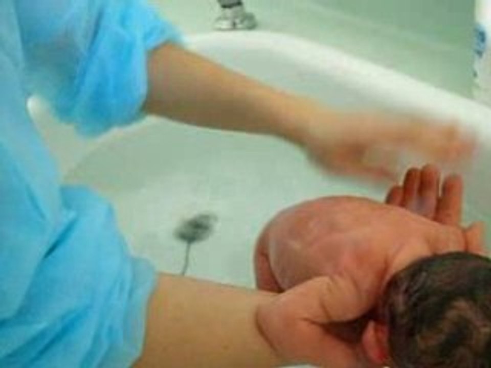 Suite premier bain Noam au service des soins intensifs