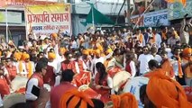 Saffron Jhalawar on Hindu New Year, religious flags waved all around