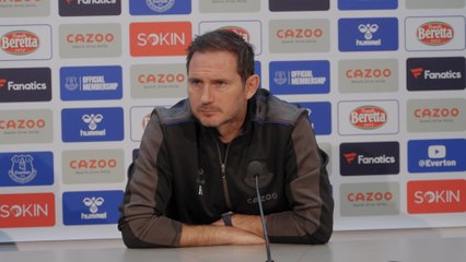 Lampard happy for time work with struggling Everton players fighting for their Premier League lives
