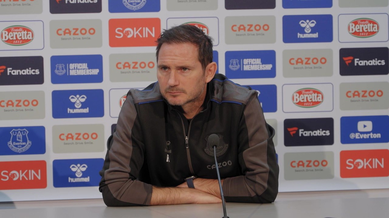 Lampard happy for time work with struggling Everton players fighting for their Premier League lives