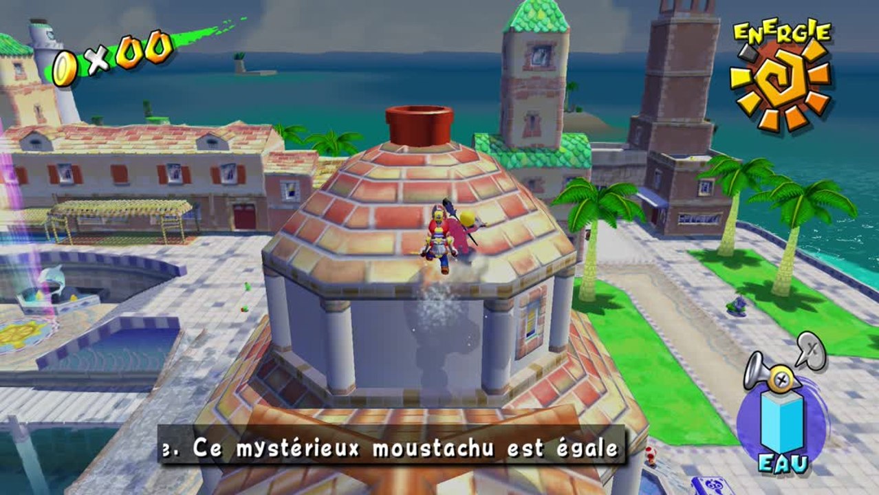 Super Mario Sunshine – Place Delfino : soleil s...