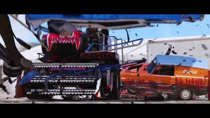 Wrecfest - Une moissonneuse-batteuse fait son entrée