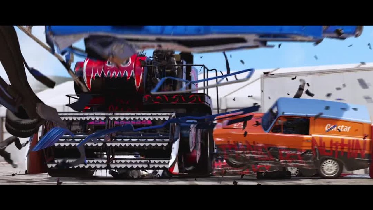 Wrecfest - Une moissonneuse-batteuse fait son entrée