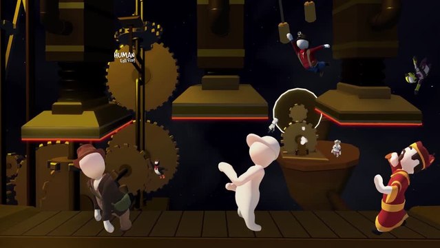 Human Fall Flat présente son nouveau niveau dans une usine