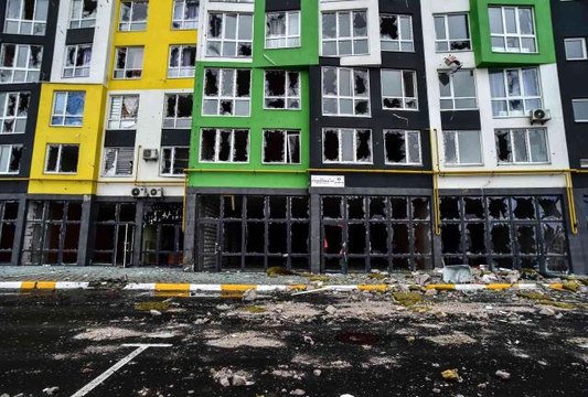 Rus ordusundan temizlenen Irpin'in son hali görüntülendi