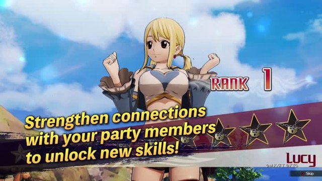 Fairy Tail présente ses interactions entre personnages