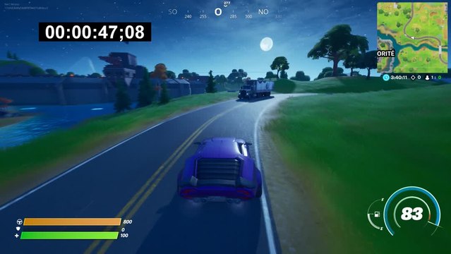 Aller en voiture de Retail Row à Pleasant Park en moins de 4 minutes (défis de la semaine 8)
