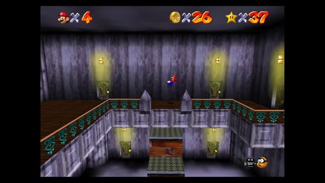 Super Mario 64 – Manoir de Big Boo : étoile n°4 Trouvez les huit pièces rouges