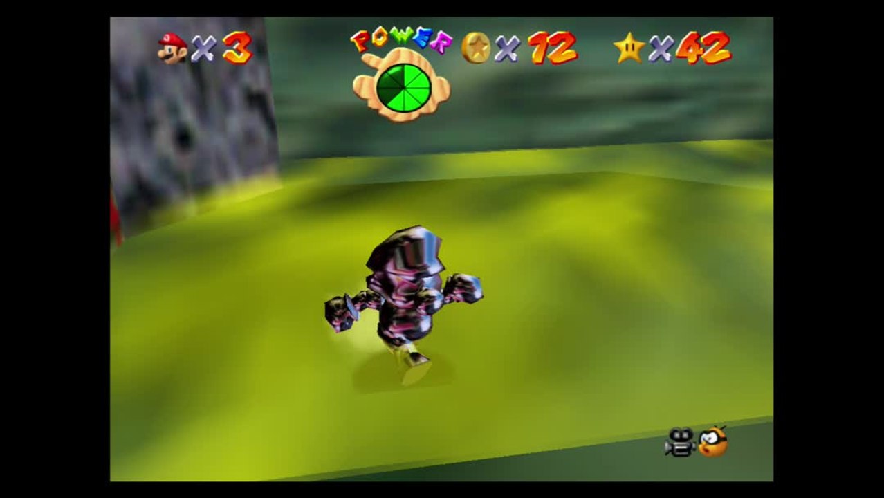 Super Mario 64 – Caverne brumeuse : étoile n°4 "Dans le labyrinthe toxique"