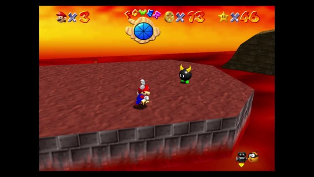 Super Mario 64 – Laves fatales : étoile n°2 Poussez les Petits Moches