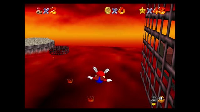 Super Mario 64 – Laves fatales : étoile n°4 Ballade sur la bûche
