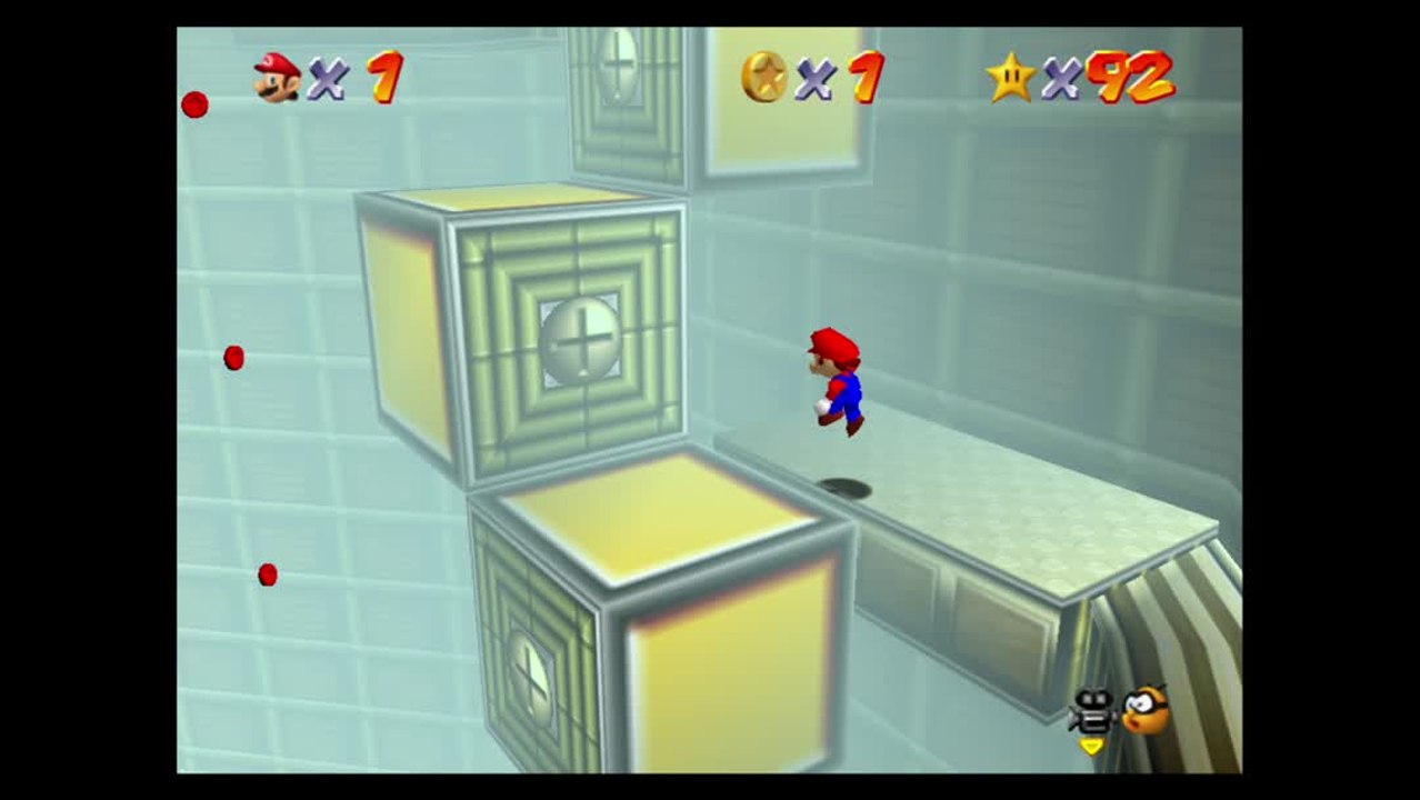 Super Mario 64 – Horloge Tic-Tac : étoile n°1 "Roulements dans la cage"