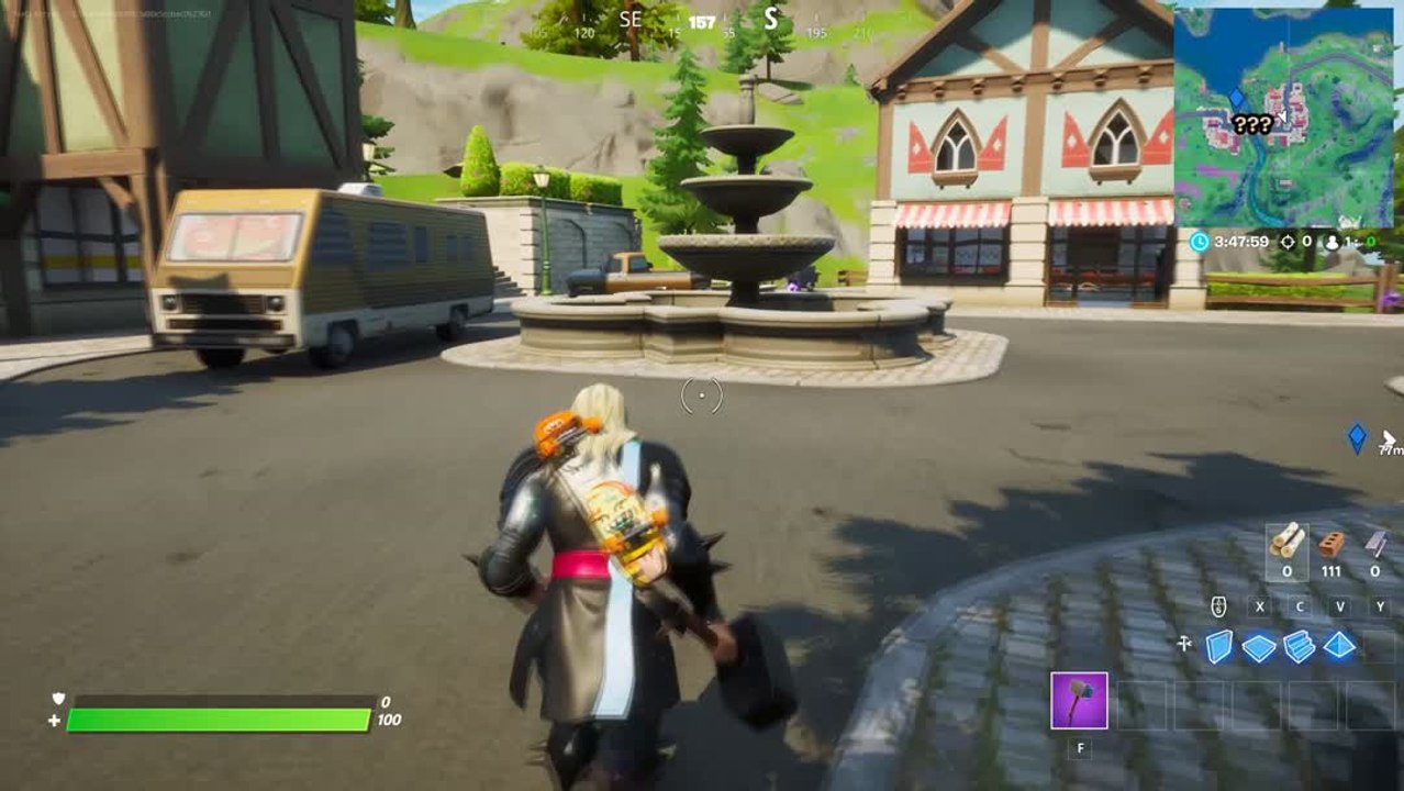 Chapitre 2, saison 4 : Collecter des anneaux au dessus de Misty Meadows (défis de la semaine 1)