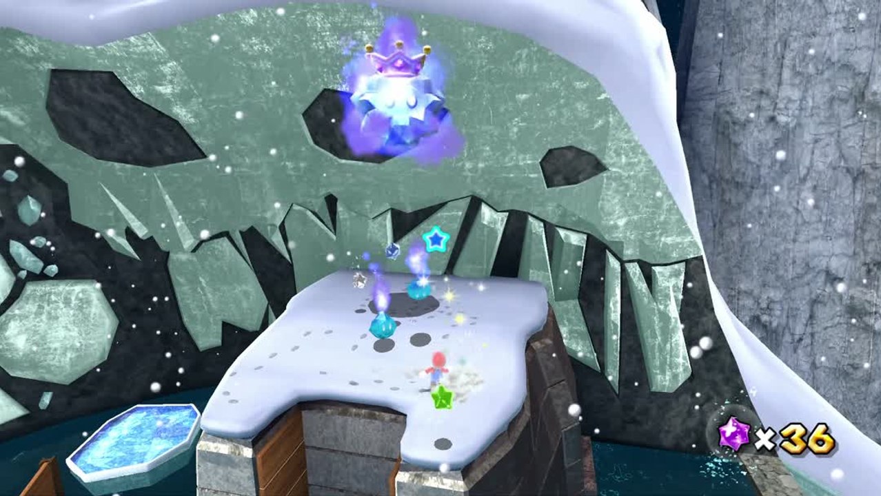 Super Mario Galaxy - Ça glisse sur la montagne de glace