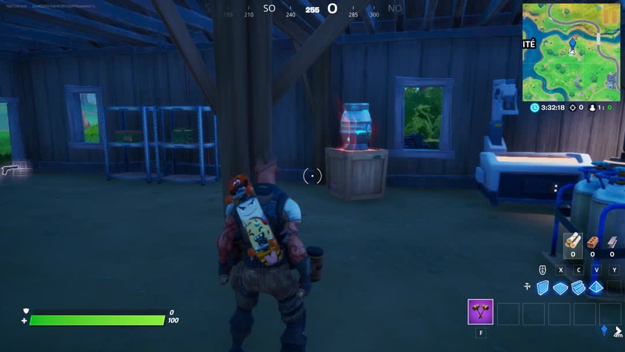 Fortnite, Chapitre 2, saison 4 : Utiliser un em...