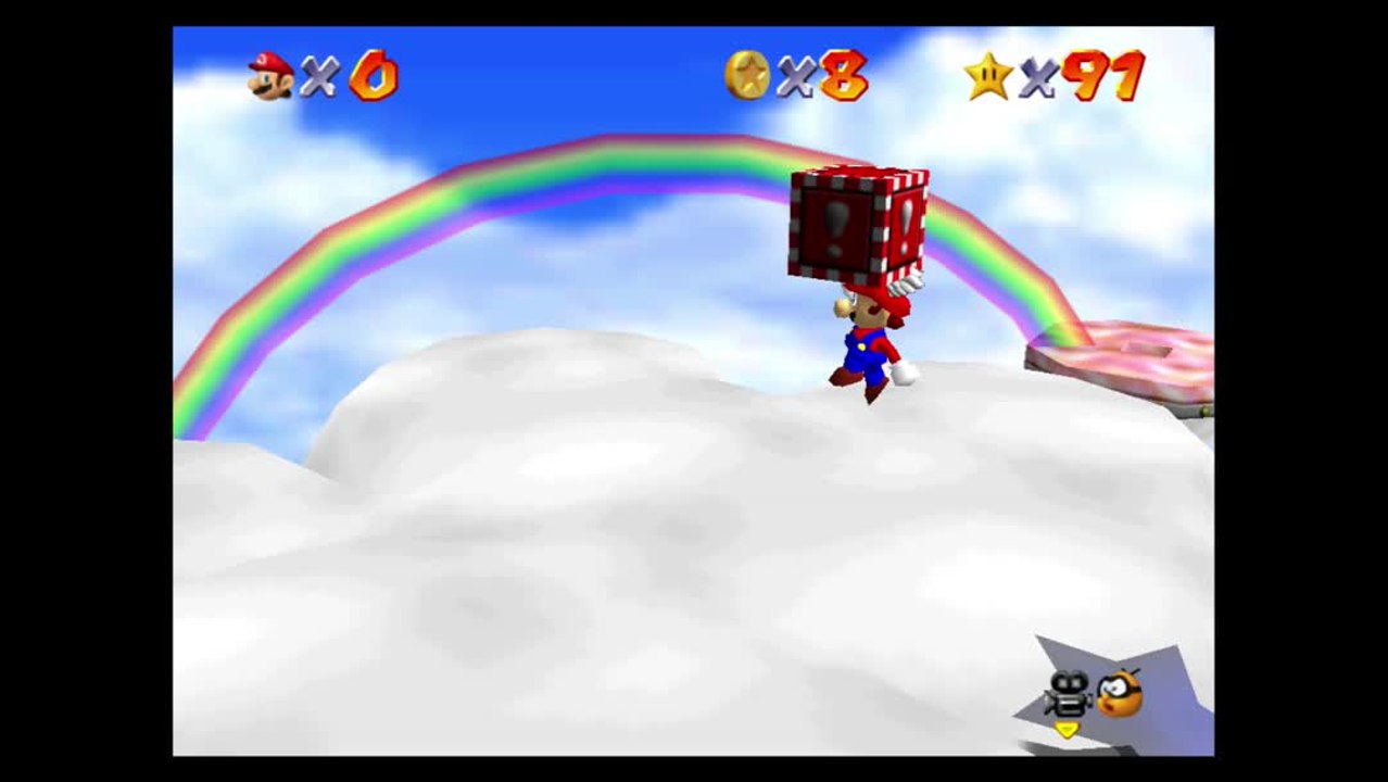 Super Mario 64 – Au-delà de l'arc-en-ciel : accès et étoile secrète