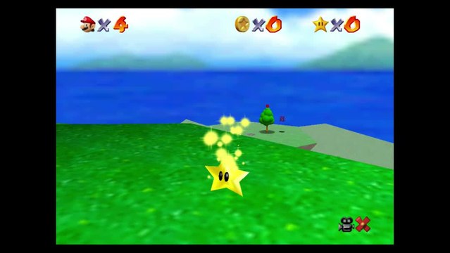 Super Mario 64 – Bataille de Bob-Omb : étoile n°1 Roi Bob-Omb du sommet
