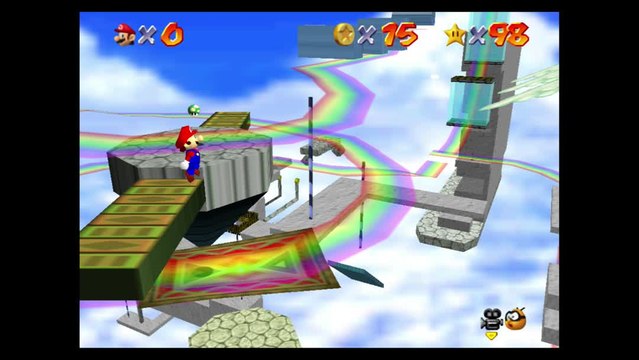 Super Mario 64 – Course arc-en-ciel : étoile n°1 Croisière sur l'arc-en-ciel