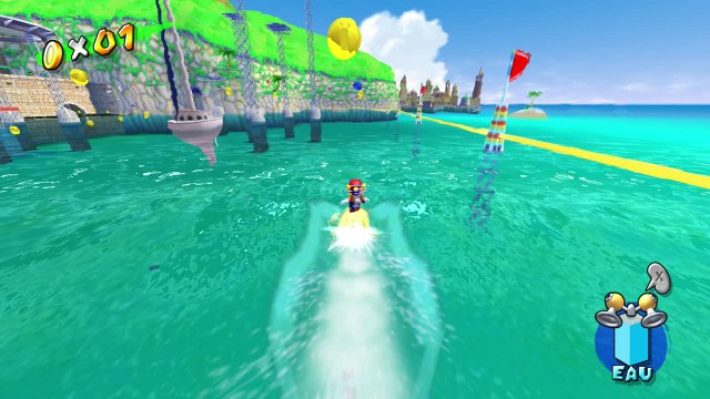 Super Mario Sunshine – Port Ricco : pièces bleues de l'épisode 2