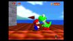 Super Mario 64 – Yoshi sur le toit du château