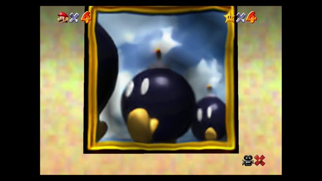 Super Mario 64 – Bataille de Bob-Omb : étoile n°3 Canon vers l'île perchée