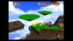 Super Mario 64 – Forteresse du Gros Whomp : étoile n°4 "Pièces rouges dans les airs"