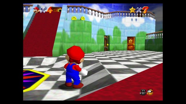 Super Mario 64 – Baie des pirates : étoile n°1 Pillez le bateau coulé