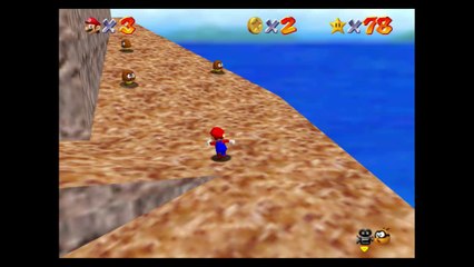 Super Mario 64 – Trop haute montagne : étoile n°1 "Escaladez la montagne"