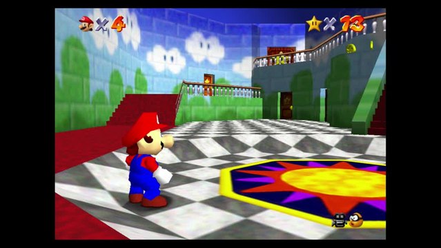 Super Mario 64 – Manoir de Big Boo : étoile n°1 Cherchez le Big Boo