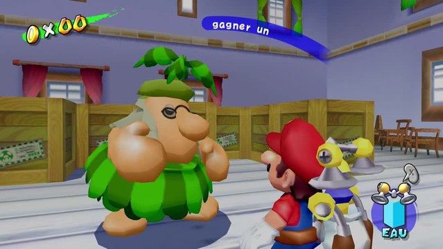 Super Mario Sunshine – Place Delfino : soleil secret n°2 Le jeu des caisses (1)