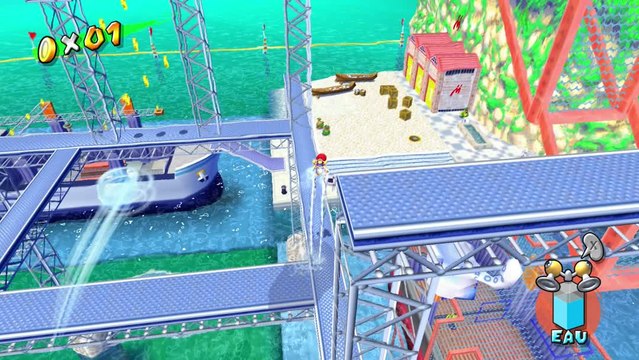 Super Mario Sunshine – Port Ricco : soleil n°3 Le soleil emprisonné