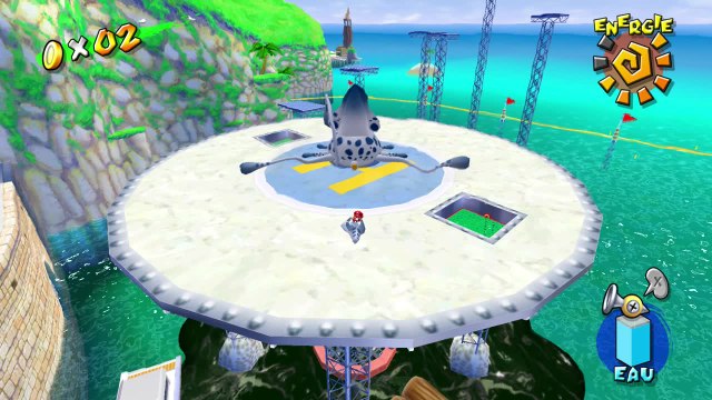 Super Mario Sunshine – Port Ricco : soleil n°5 Méga Bloups contre-attaque