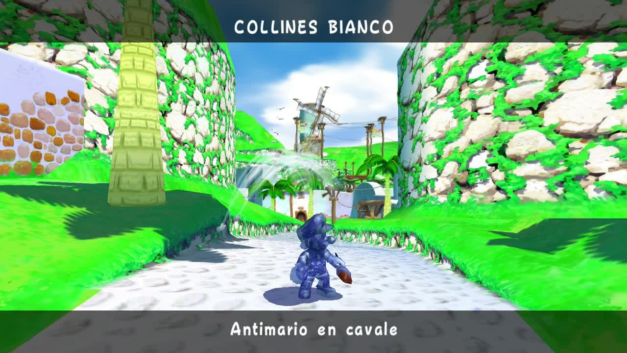 Super Mario Sunshine – Collines Bianco : soleil n°7 "Antimario en cavale"
